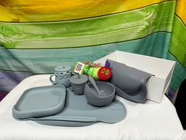 Buy ocean-dusty-blue Starting Solids Double Baby Hamper: A Whimsical Feast for Little Explorers