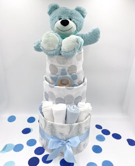It’s A Baby Boy Luxe Nappy Cake