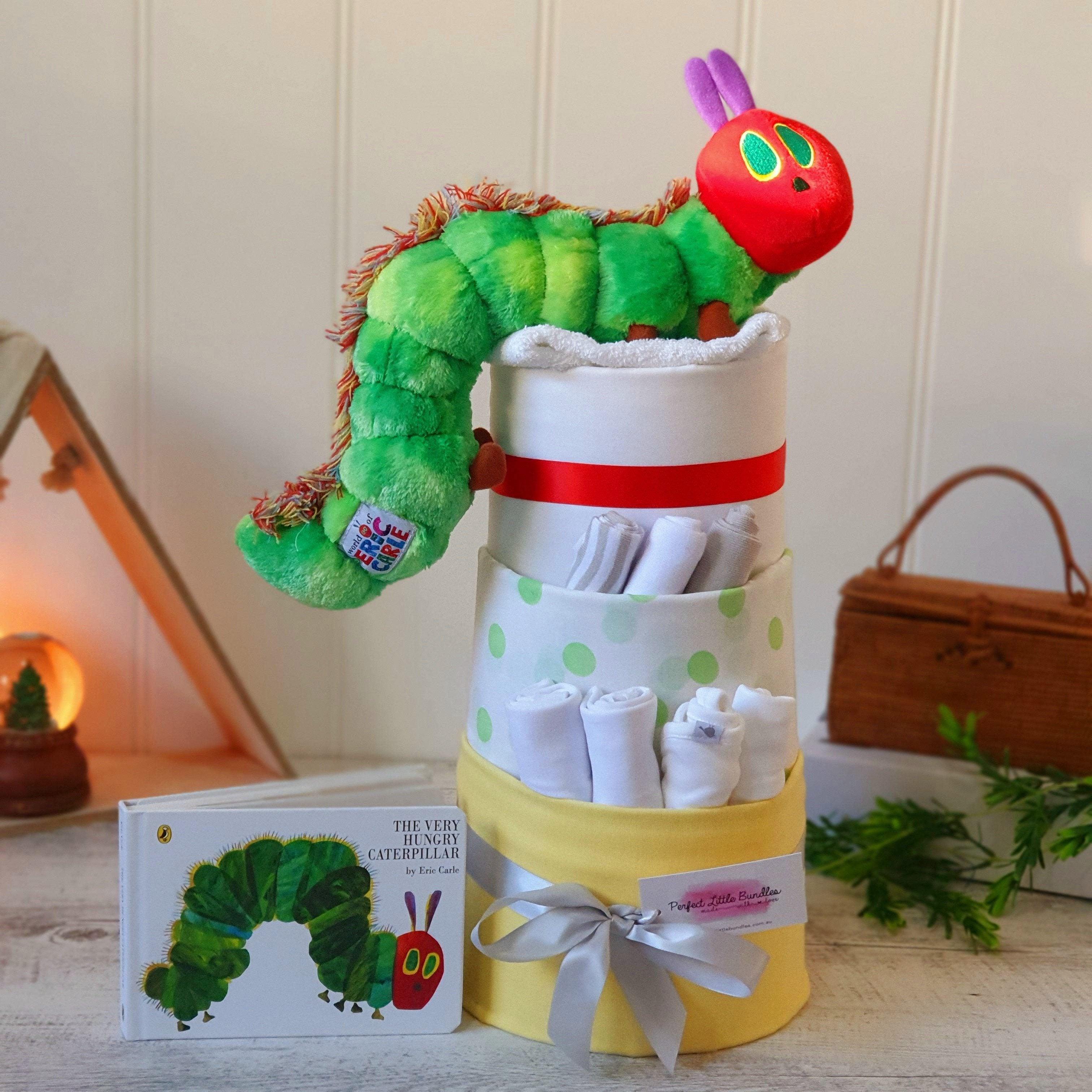 The Very Hungry Caterpillar Luxe Nappy Cake - Perfect Little Bundles