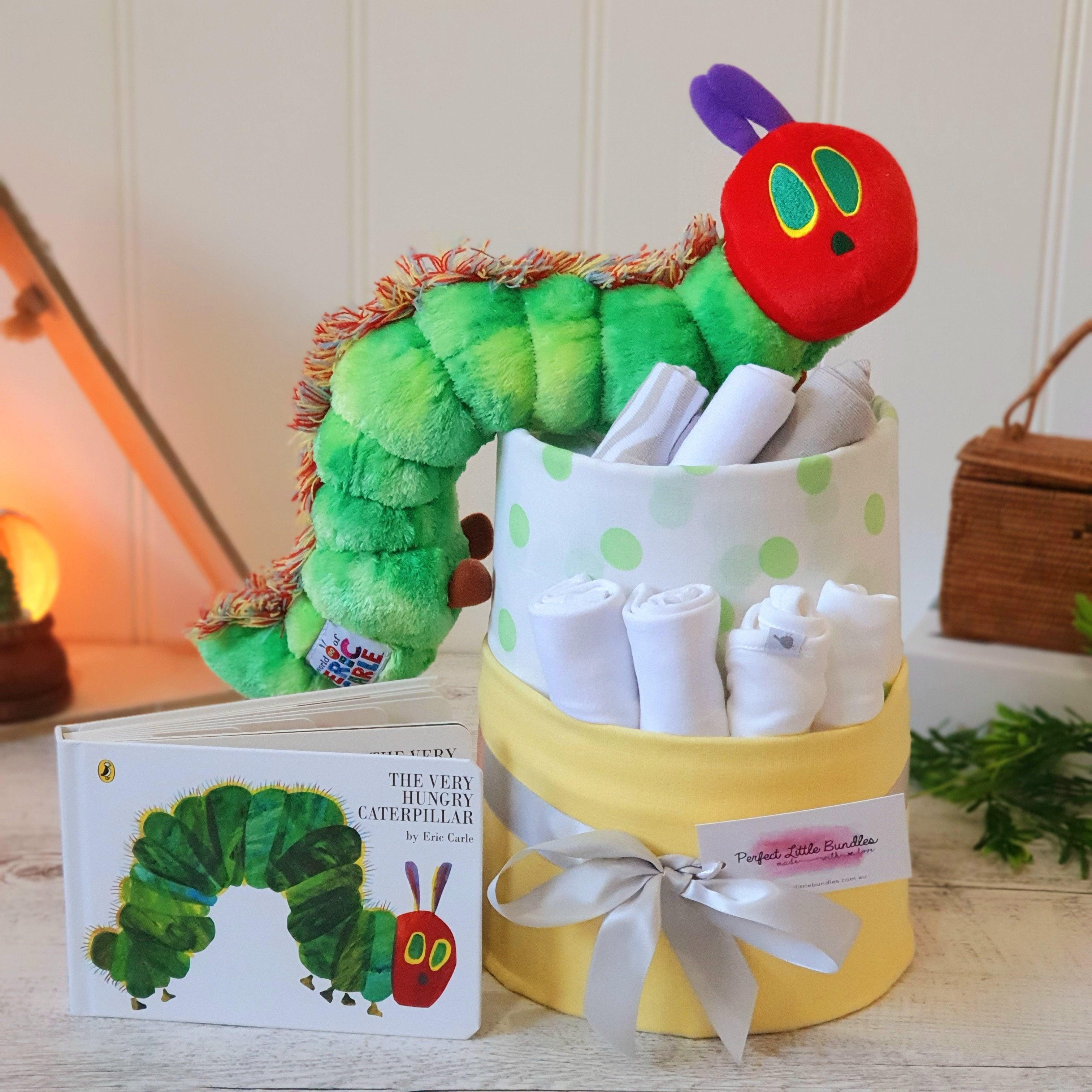 The Very Hungry Caterpillar Premium Nappy Cake - Perfect Little Bundles