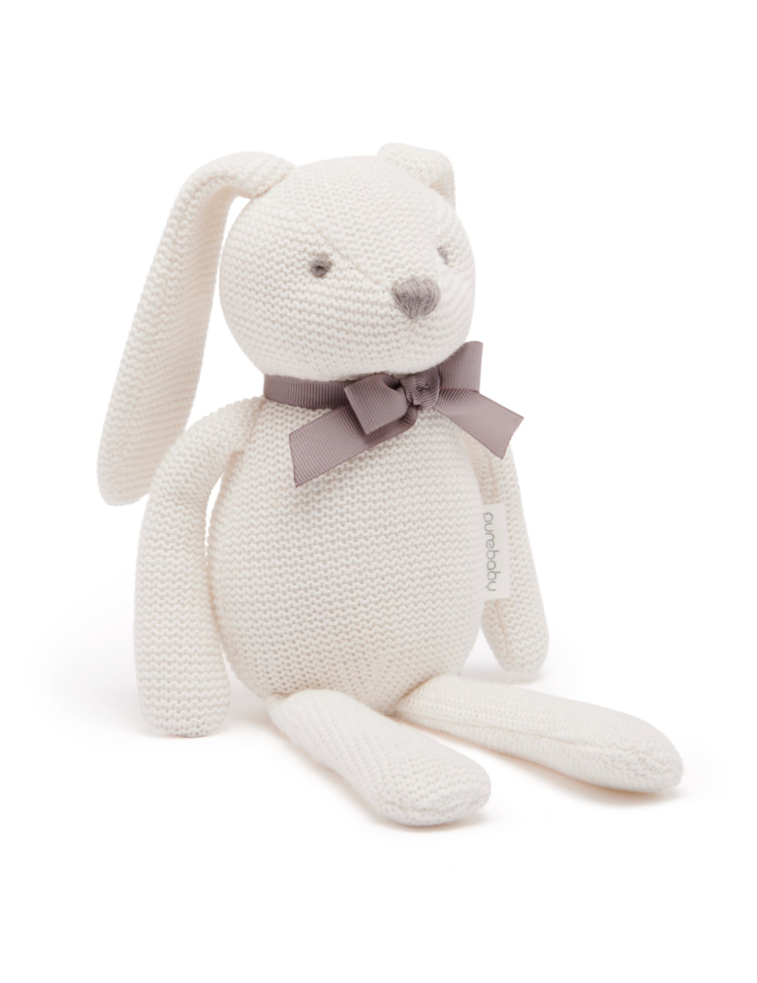Purebaby Knitted Rosie Bunny | Soft Toys | Perfect Little Bundles