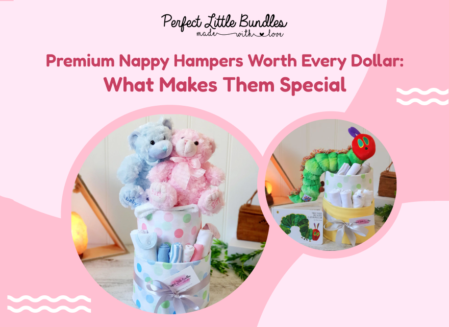 Premium Nappy Hampers perfect little bundles