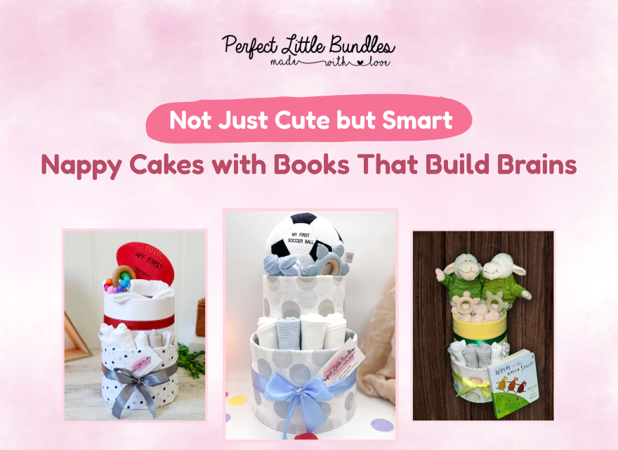 Nappy Cakes with Books That Build Brains 