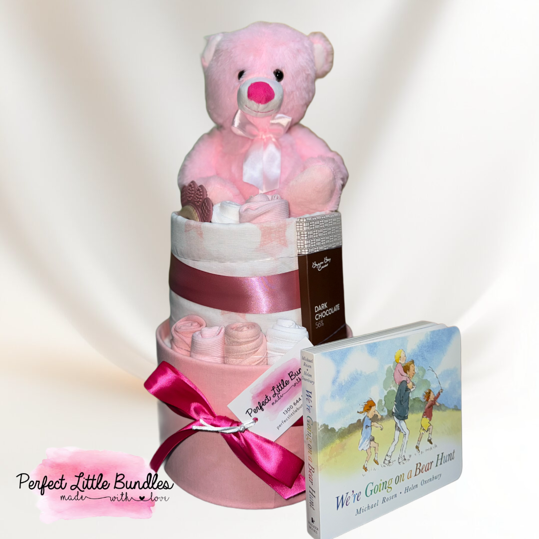 It’s A Baby Girl Deluxe Nappy Cake