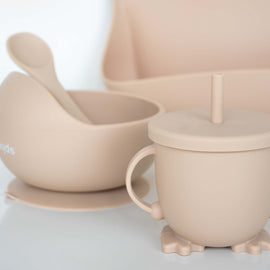 Buy mocha Pagi Kids Feeding Set