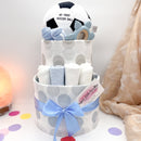 Soccer Ball Nappy Cake boy