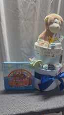 My First Bible Deluxe Nappy Cake -  Zion Monkey-2