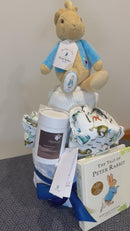 Winter Baby Boy Peter Rabbit Nappy Cake Hamper-2