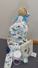 Winter Baby Boy Peter Rabbit Nappy Cake Hamper-4