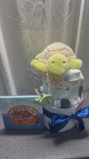 My First Bible Deluxe Nappy Cake -  Noah Turtle-2