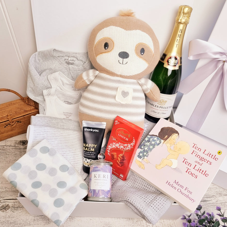 Gorgeous Sleepy Sloth Luxe Baby Hamper