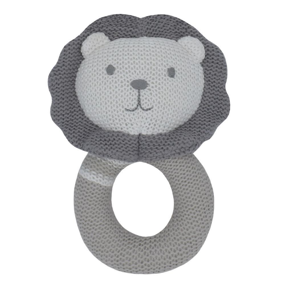 Austin The Lion Knitted Rattle - Perfect Little Bundles