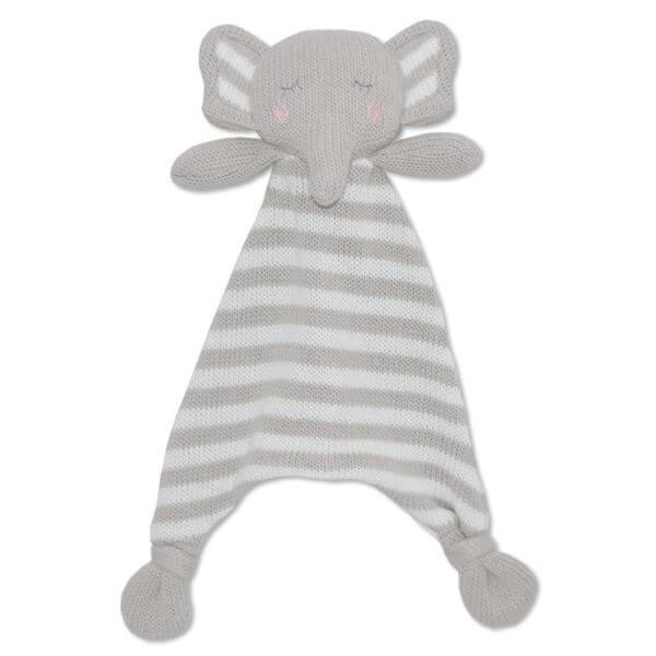 Eli The Elephant Knit Security Blanket - Perfect Little Bundles