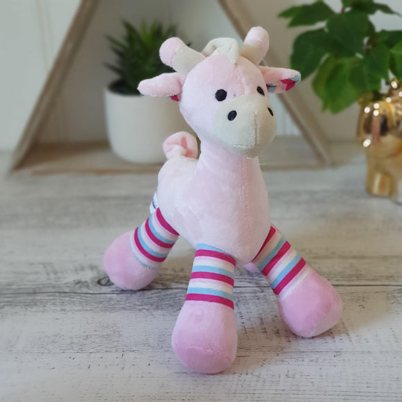 Georgia Giraffe Baby Girl Nappy Cake - Perfect Little Bundles