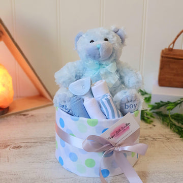 It’s A Baby Boy Nappy Cake - Perfect Little Bundles
