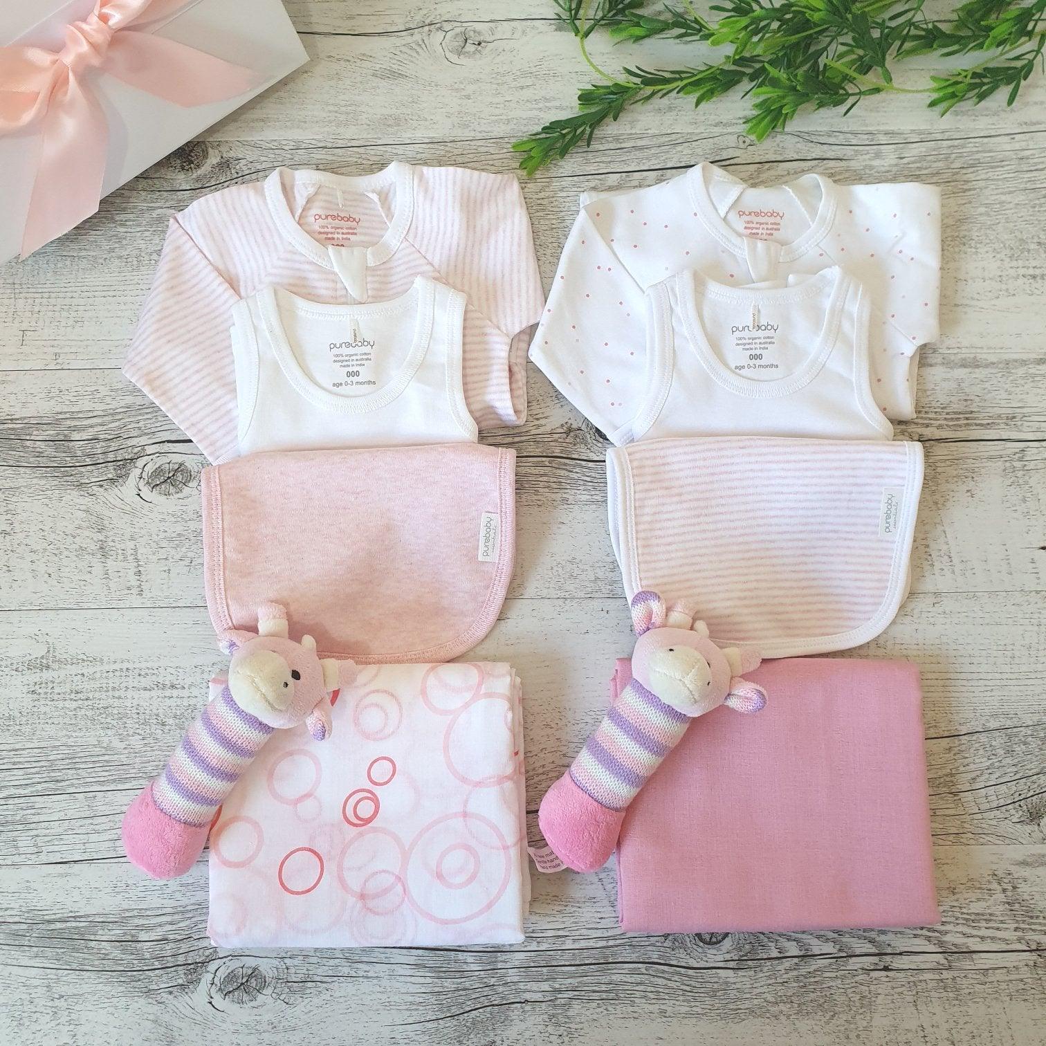 Pretty Little Twin Baby Girls Hamper - Perfect Little Bundles