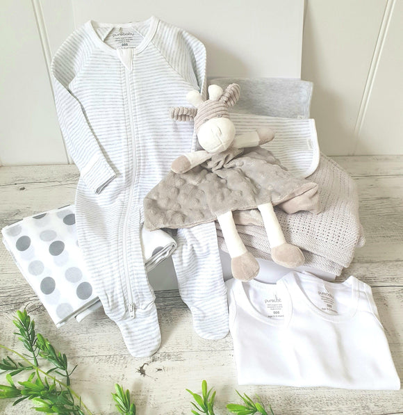 Sweet Little Thing Premium Baby Hamper Grey